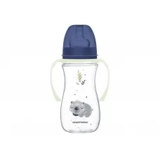 Бутылка антиколиковая с широким отверстием 300 мл Easystart Sleepy Koala – голубая Canpol Babies 35 35-238_blu