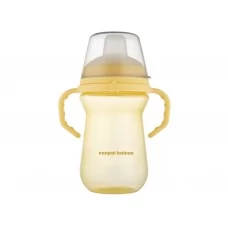 Кружка тренировочная с силиконовым носиком FirstCup 250 мл – желтая Canpol Babies 56/615_yel