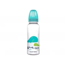 Пляшка PP LOVE&SEA 250 мл - бірюзовий Canpol Babies 59/400_tur