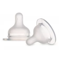 Соска силиконовая для бутылочки S-Shape S мини 2 шт Canpol Babies 59/891