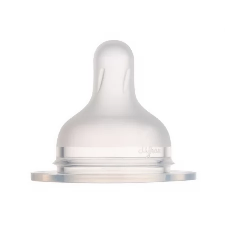 Соска силіконова до пляшечки S-Shape M повільна 2 шт Canpol Babies 59/892