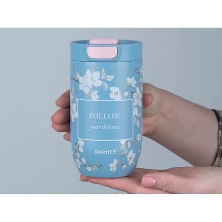 Термокружка 350 мл Axent Gentle Blossom, нержавеющая сталь 8721-9-A Термокружка 350 мл Axent Gentle Blossom, нержавеющая сталь 8721-9-A
