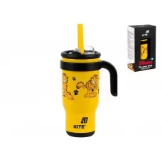 Термокружка з трубочкою 530 мл Garfield Retro Kite GF25-1266