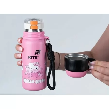 Термос з трубочкою Kite Hello Kitty, 500 мл HK25-1229 Термос з трубочкою Kite Hello Kitty, 500 мл HK25-1229
