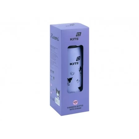 Термос с трубочкой Kite Kuromi 600 мл HK25-1262