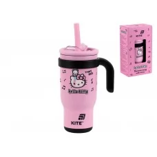 Термокружка з трубочкою 530мл Hello Kitty Kite HK25-1266