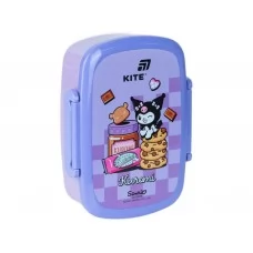 Ланчбокс с миниконтейнером и столовыми приборами Kite Kuromi HK26-163-2, 750 мл