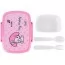 Ланчбокс с миниконтейнером и столовыми приборами Kite My Melody HK26-163-3, 750 мл