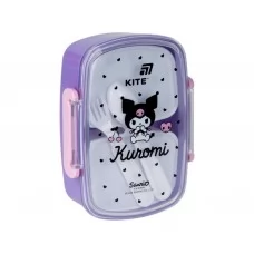 Ланчбокс с контейнерами и столовыми приборами Kite Kuromi, HK26-181-2, 750 мл