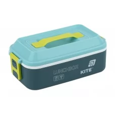 Ланчбокс Kite K25-1183-2, 1000 мл, с ручкой, синий, Kite