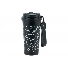 Термокружка з трубочкою Kite K25-1226-1 550 мл, з клапанами, Kite