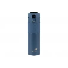 Термос з термодатчиком Kite K25-1227-2 450 мл синій, з дисплеєм, Kite