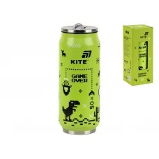 Термочашка з трубочкою 500мл Game over Kite K25-1264-1