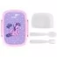 Ланчбокс с миниконтейнером и столовыми приборами Kite My Little Pony LP26-163, 750 мл Ланчбокс с миниконтейнером и столовыми приборами Kite My Little Pony LP26-163, 750 мл