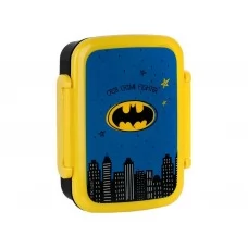 Ланчбокс Kite DC Comics, 420 мл, желтый с рисунком Batman, Kite DC25-160