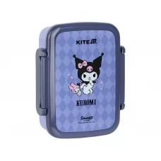 Ланчбокс пластиковый с перегородкой, дизайн Kuromi, 420 мл, Kite HK25-160-2