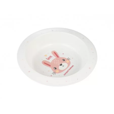 Мисочка пластикова CUTE ANIMALS - рожева Canpol Babies 4/412_pin2