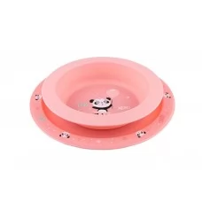 Набор посуды из 2х элементов EXOTIC ANIMALS розовый Canpol Babies 56/523_pin