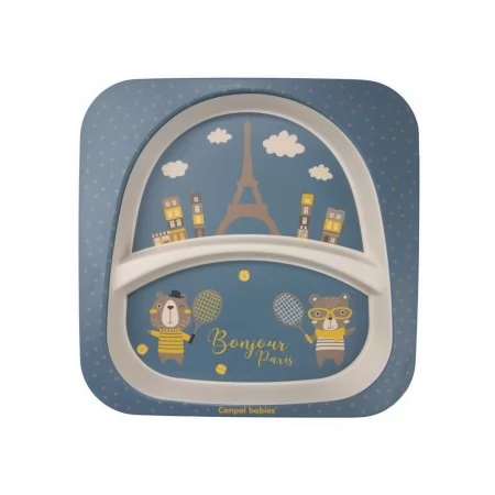 Набір посуду 5 ел BONJOUR PARIS - синій Canpol Babies 9/227_blu Набір посуду 5 ел BONJOUR PARIS - синій Canpol Babies 9/227_blu