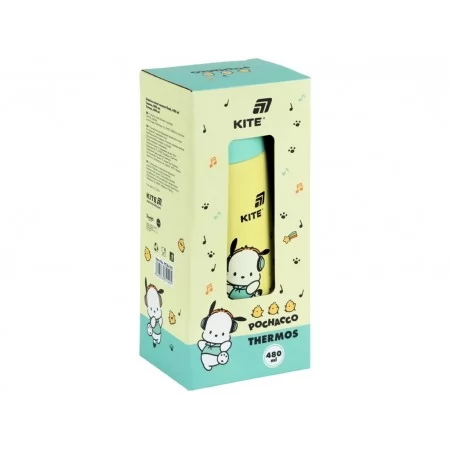 Термос Pochacco, 480 мл, с поильником и фильтром, Kite PC26-312
