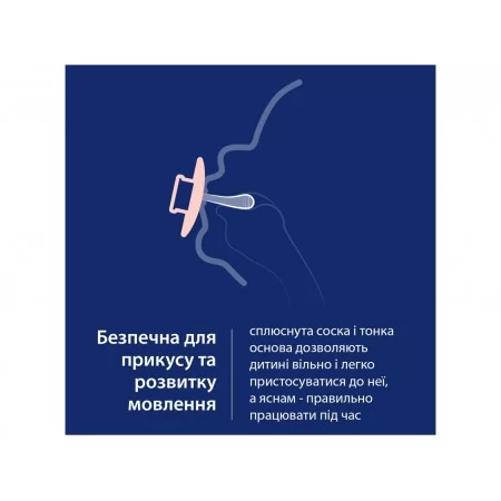 Пустышка силиконовая динамическая Prime 18+ мес 2 шт Baby Blue/Blue LOVI 34/419