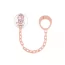 Ланцюжок до пустушки Newborn Baby - рожевий Canpol Babies 10/877_pin