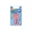 Цепочка к пустышке I Love Mummy-розовый Canpol Babies 2/434_pin