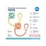 Цепочка к пустышке TOYS розовый, Canpol Babies 2-438_pin