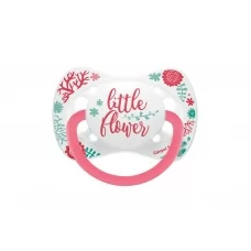 Пустушка силіконова симетрична 0-6 місяців Wild Nature - коралова Canpol Babies 23/288_cor