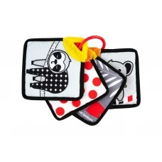 Игрушка сенсорные мягкие карточки с прорезывателем для зубов BabiesBoo, Canpol babies 68/096