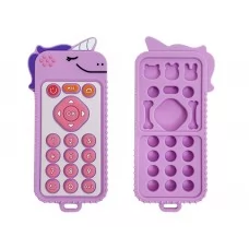 Прорезыватель силиконовый Единорог сиреневый, MegaZayka 0425Lilac
