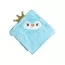 Рушник дитячий з капюшоном Блакитний Пінгвін 80х80см, MegaZayka 0640Blue-Penguin