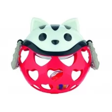 Игрушка с погремушкой интерактивная Красный Котик Canpol Babies 79/101_red