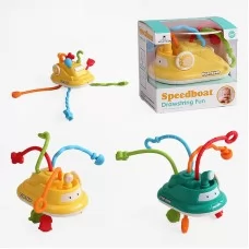 Погремушка BabyToys 1159 з прорізувачем та іграми на пальцях