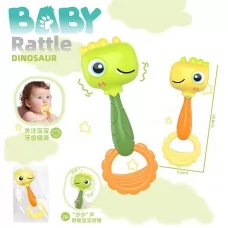 Погремушка BabyToys 2506 Динозавр с прорезывателем для десен