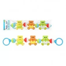 Погремушка BabyToys 6352 для новорожденних різнокольорова