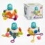 Брязкальце BabyToys 688-76 8в1 з пищалкою, з народження