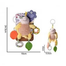 Погремушка детская BabyToys 688 M53 разноцветная пластиковая