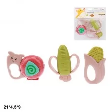 Прорізувач BabyToys 8382-2 набір 3 шт різні кольори