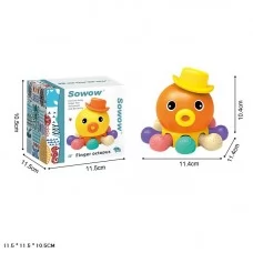 Погремушка восьминог BabyToys AH005 для развития моторики