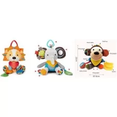 Погремушка BabyToys C 75359 пластиковая разноцветная с рождения