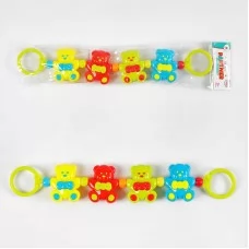 Погремушка BabyToys C 901-2 ведмежата з пищалкою для новонароджених
