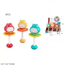 Погремушка жабка BabyToys DM207W з прорізувачем 3 кольори Погремушка жабка BabyToys DM207W з прорізувачем 3 кольори