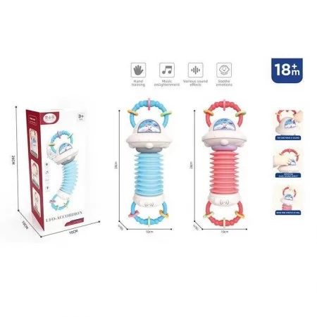 Детская погремушка BabyToys FXB 7 разноцветная с рождения