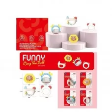 Погремушка пластиковая BabyToys RT 689-18 с пищалкой Погремушка пластиковая BabyToys RT 689-18 с пищалкой
