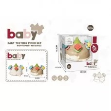 Погремушка BabyToys YE 025 с прорезывателем и спинером