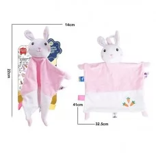 Текстильное брязкальце-комфортер BabyToys 688 с кольцом для подвешивания