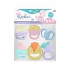 Набір брязкальців BabyToys KD 225-104 різнокольоровий з народження