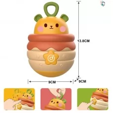 Неваляшка BabyToys 3051 ведмедик музыкальная на батарейках