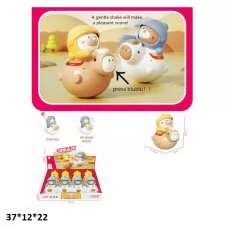 Неваляшка BabyToys E013-1A ведмедик зі звуком